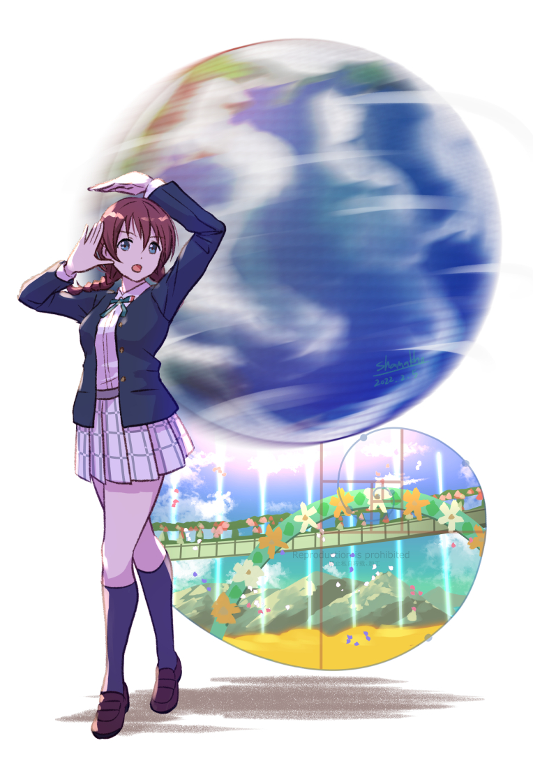 emma verde (love live! and 2 more) drawn by shamakho