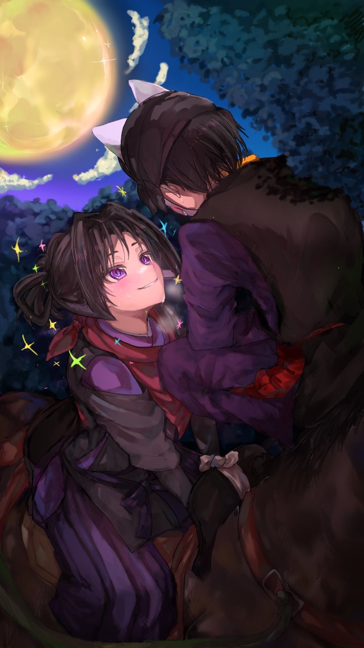 houjou tokiyuki and kazama genba (nige jouzu no wakagimi) drawn by cyuuu3e