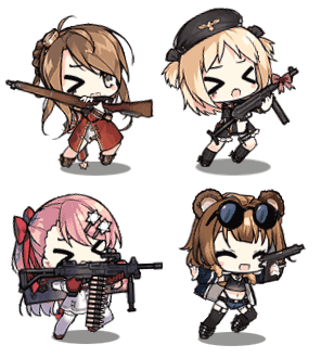 girls frontline reindeer gif machine