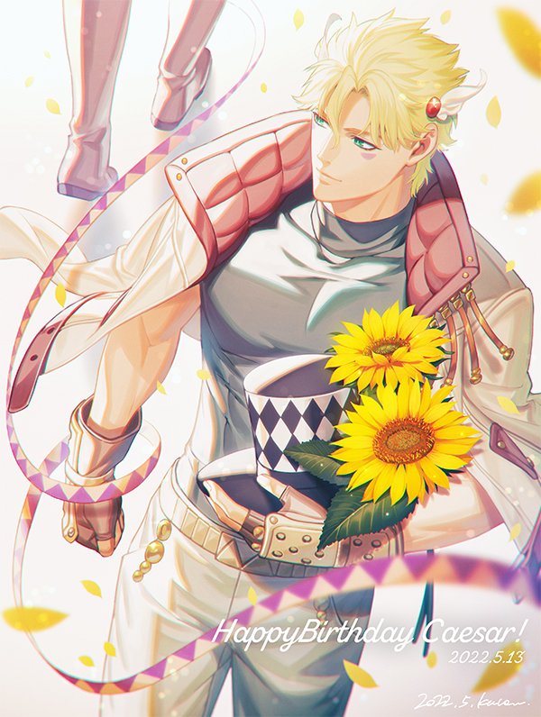 joseph joestar and caesar anthonio zeppeli (jojo no kimyou na bouken and 1 more) drawn by kuren