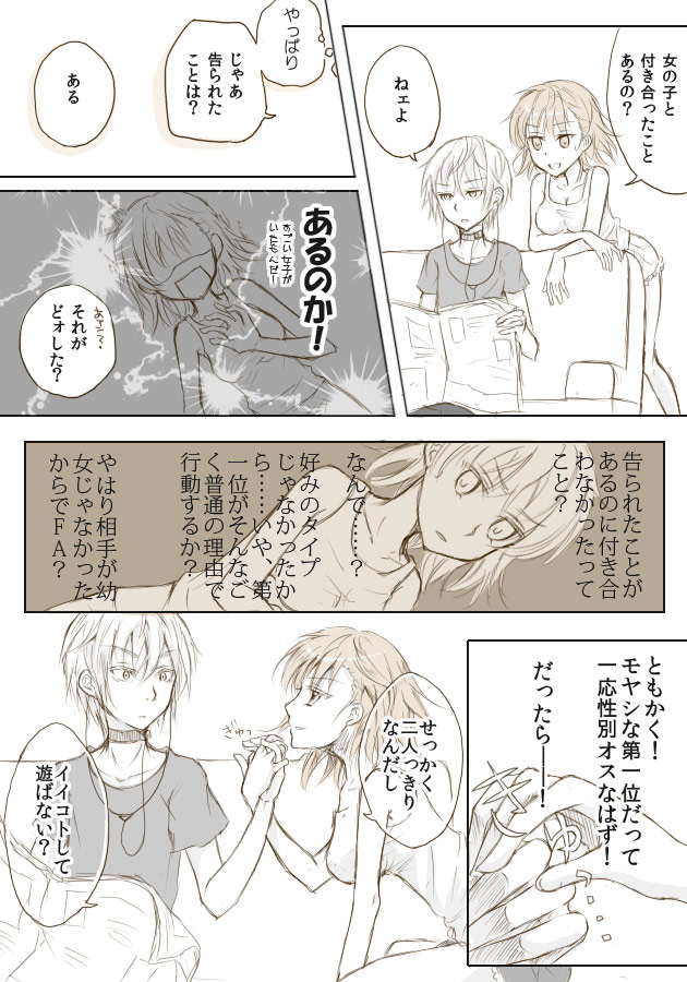 accelerator and misaka worst (toaru majutsu no index) drawn by mari_(little_crown)
