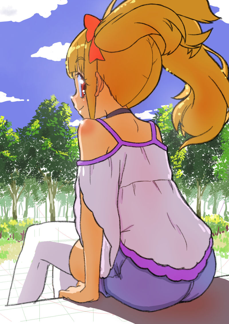 ruru amour and aisaki emiru (precure and 1 more) drawn by ei_(eikun)