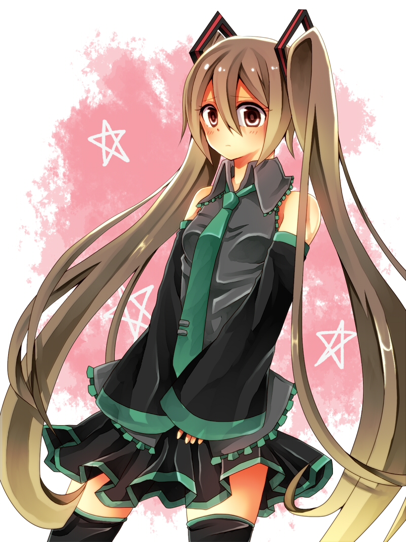 hatsune miku and yahisa tsukiko (vocaloid and 1 more) drawn by momokumahorse