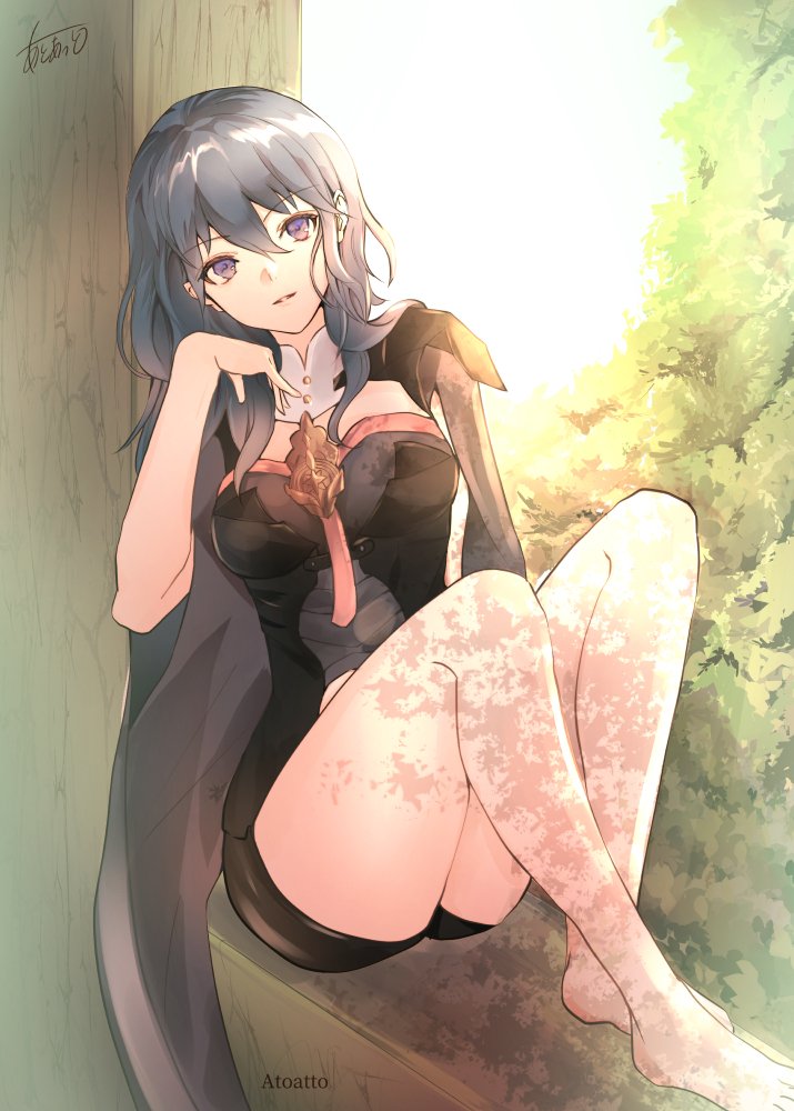 female byleth (fire emblem and 1 more) drawn by atoatto