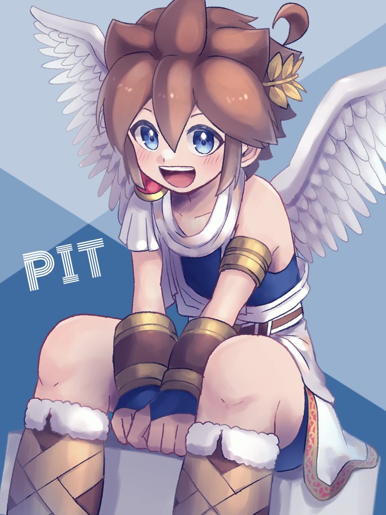 pit (kid icarus and 1 more) drawn by waffuum