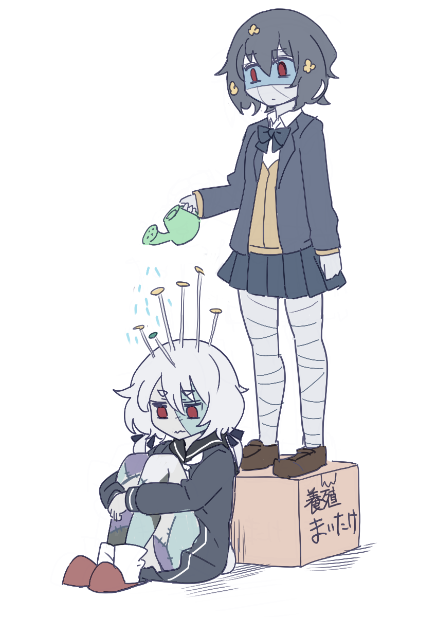 konno junko and mizuno ai (zombie land saga) drawn by gougoku
