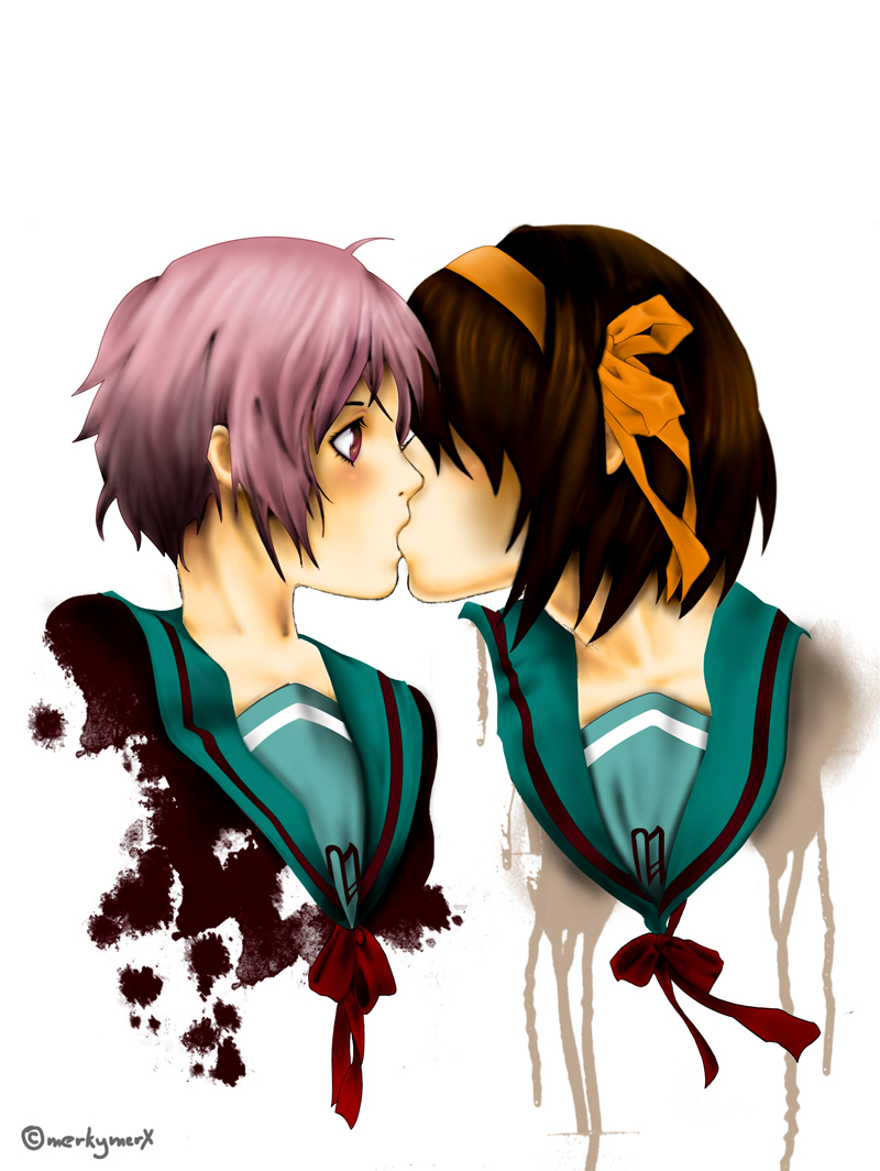 suzumiya haruhi and nagato yuki (suzumiya haruhi no yuuutsu)