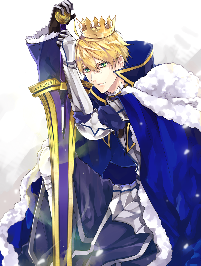 arthur pendragon (fate and 2 more) drawn by 9tsumura