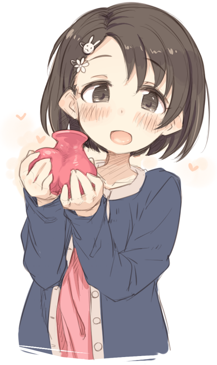 sasaki chie (idolmaster and 1 more) drawn by 7010