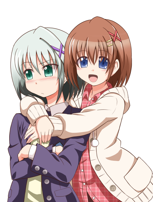 yagami hayate and lord dearche (lyrical nanoha and 1 more) drawn by azumaya_hironaru