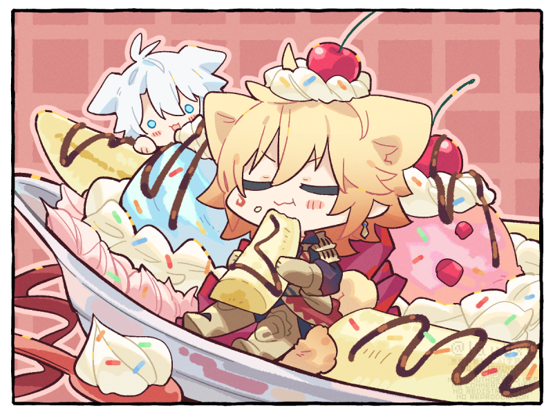 phainon and mydei (honkai and 1 more) drawn by lay0x0
