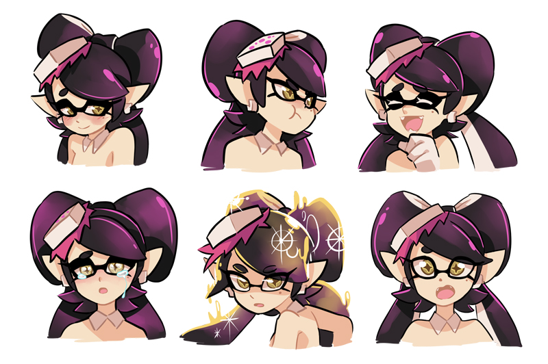 callie (splatoon and 1 more) drawn by gomipomi