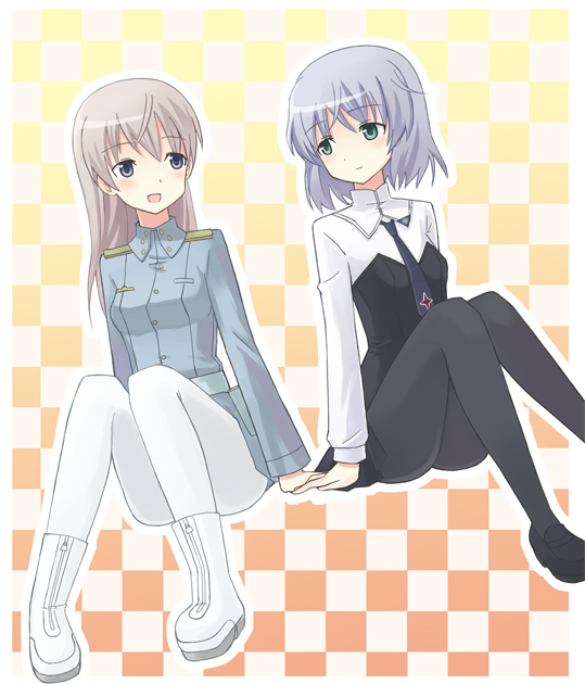 sanya v. litvyak and eila ilmatar juutilainen (world witches series and 1 more) drawn by nishikawa_ari