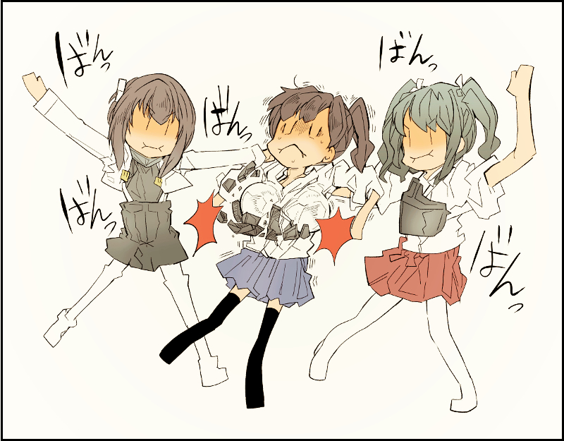 kaga, zuikaku, and taihou (kantai collection) drawn by utsuwa