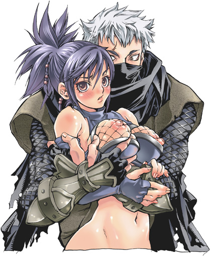 ayame and rikimaru (tenchuu) drawn by suika_(suika-dokei)