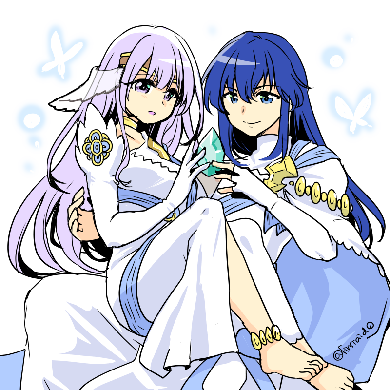 female corrin, male corrin, seliph, and julia (fire emblem and 2 more) drawn by yukia_(firstaid0)