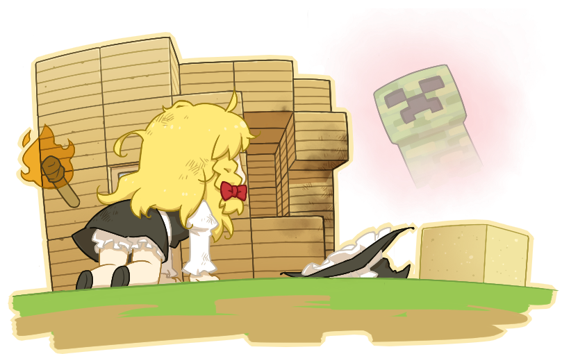 kirisame marisa and creeper (touhou and 1 more) drawn by ume_(noraneko)