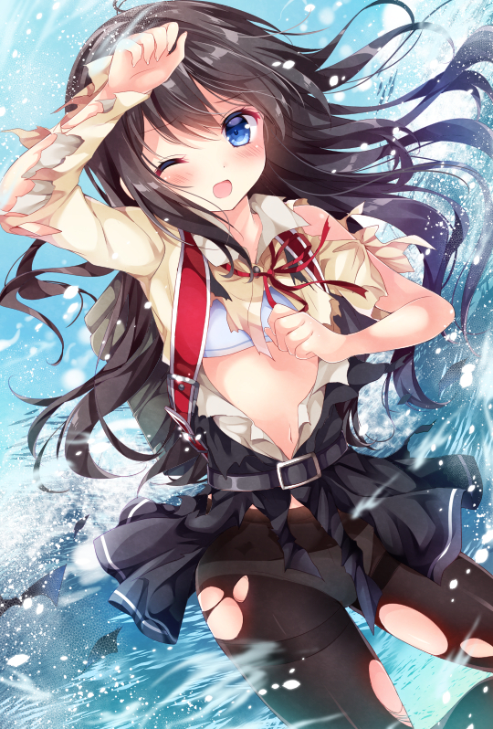 asashio and asashio kai ni (kantai collection) drawn by nogi_takayoshi