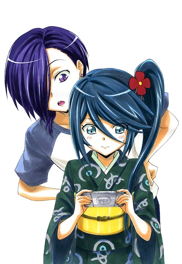 kamazuki suzuno and urushihara hanzou (hataraku maou-sama!) drawn by holy_cat