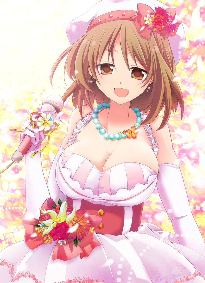 mimura kanako (idolmaster and 1 more) drawn by haruna_hisui