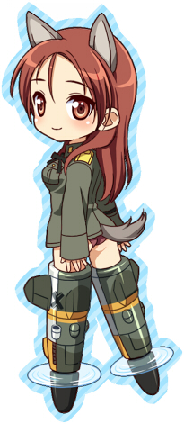 minna-dietlinde wilcke (world witches series and 1 more) drawn by mochiya_marosuke