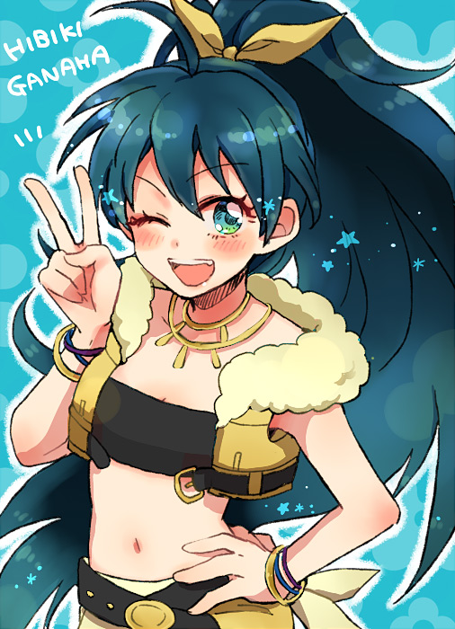 ganaha hibiki (idolmaster and 1 more) drawn by popoin