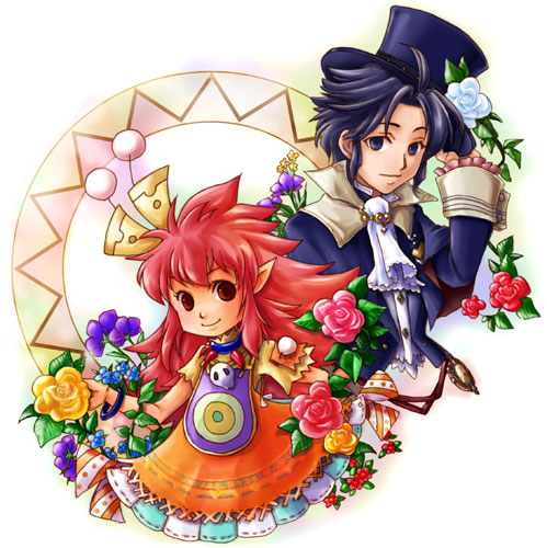 frederic chopin and salsa (trusty bell) drawn by fuju