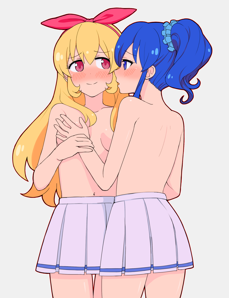 hoshimiya ichigo and kiriya aoi (aikatsu!) drawn by yoban