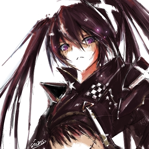 insane black rock shooter (black rock shooter) drawn by stu_dts