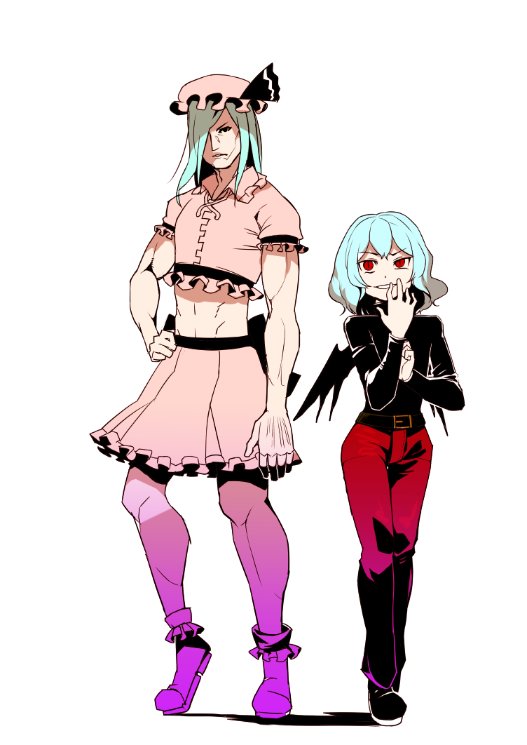 remilia scarlet and remy (touhou and 2 more) drawn by yokohachi