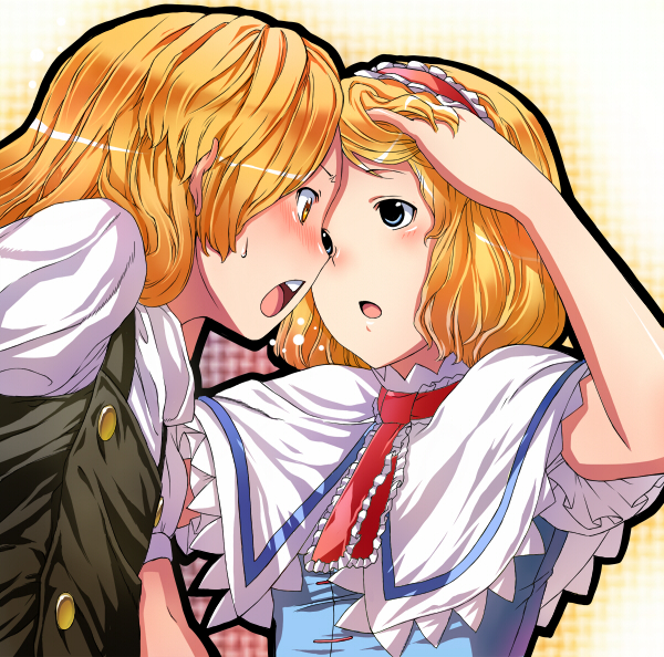 kirisame marisa and alice margatroid (touhou) drawn by inuzuka_bouru