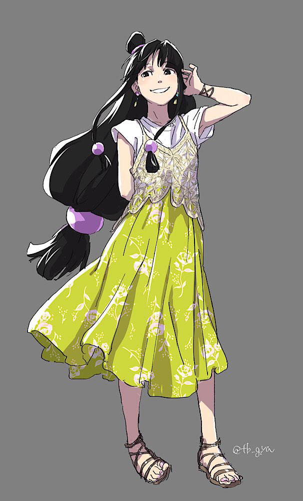 maya fey (ace attorney) drawn by taba_(tb_gya)