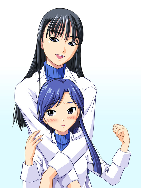kisaragi chihaya and imai asami (idolmaster and 1 more) drawn by jiyuuyuu