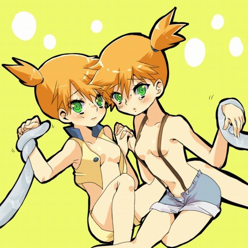 misty (pokemon and 1 more) drawn by oomuro_(omuraisu)