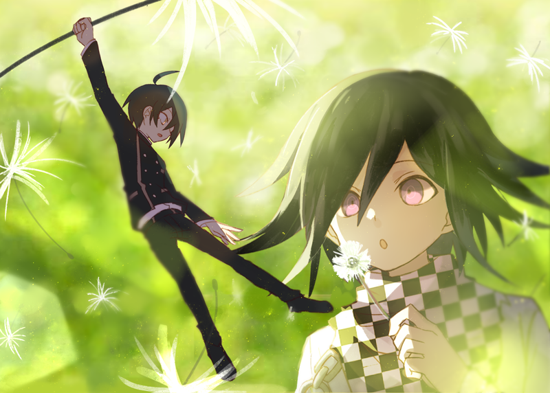 oma kokichi and saihara shuichi (danganronpa and 1 more) drawn by dodi990