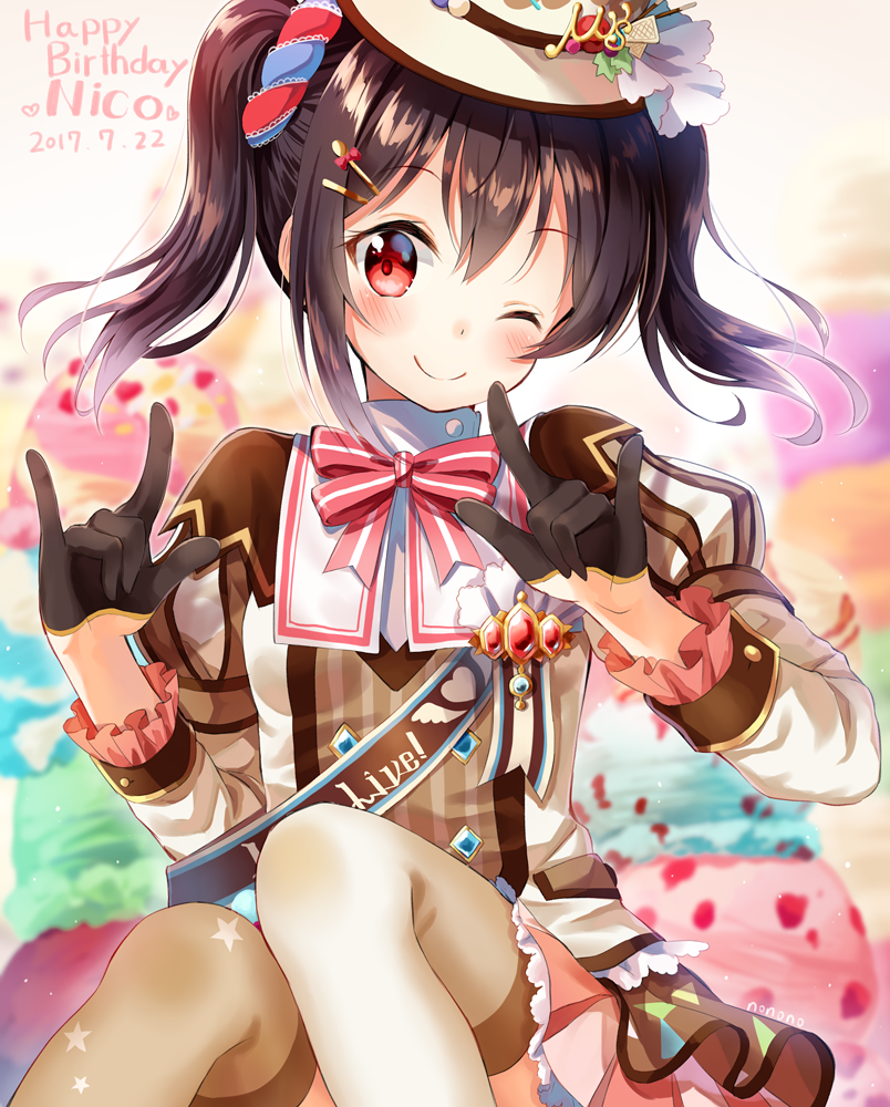 yazawa nico (love live! and 1 more) drawn by nonono_(nononotea)