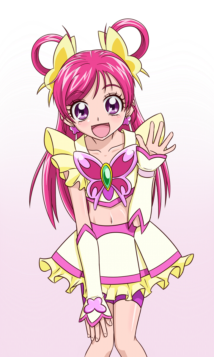 yumehara nozomi and cure dream (precure and 1 more) drawn by evalet