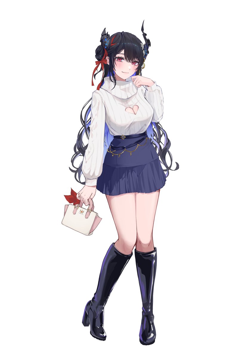 nerissa ravencroft (hololive and 1 more) drawn by cauli
