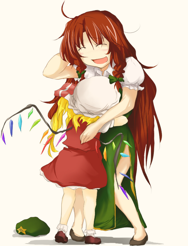 flandre scarlet and hong meiling (touhou) drawn by beegle