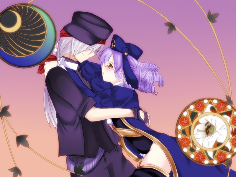 dlanor a. knox and amakusa juuza (umineko no naku koro ni) drawn by werq1996