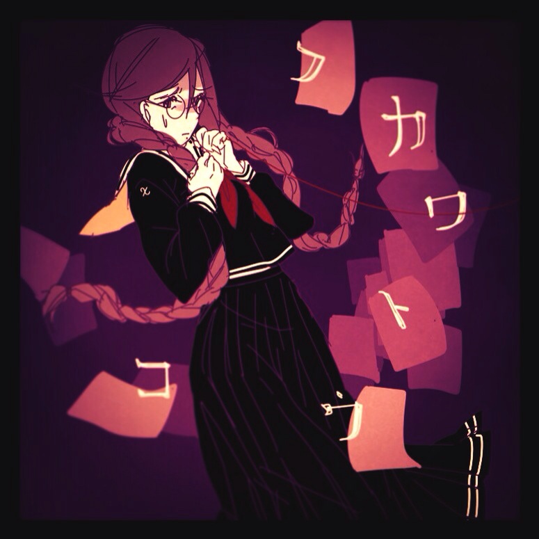 fukawa toko (danganronpa and 1 more) drawn by kaoko_chiyoko