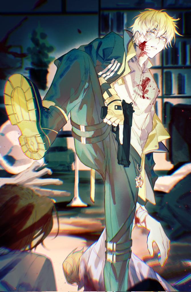 sonny brisko and potato (nijisanji and 2 more) drawn by yuan_zhou
