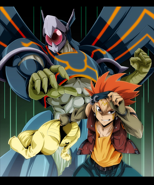crow hogan and blackwing armor master (yu-gi-oh! and 1 more)