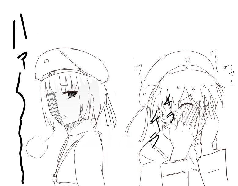 z1 leberecht maass and z3 max schultz (kantai collection) drawn by tama_den