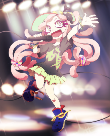 harmony and harmony's clownfish (splatoon and 1 more) drawn by dew-spiegel