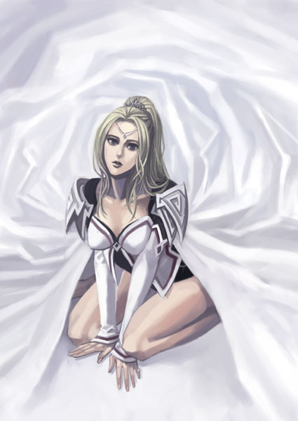 rosa farrell (final fantasy and 1 more) drawn by kareji