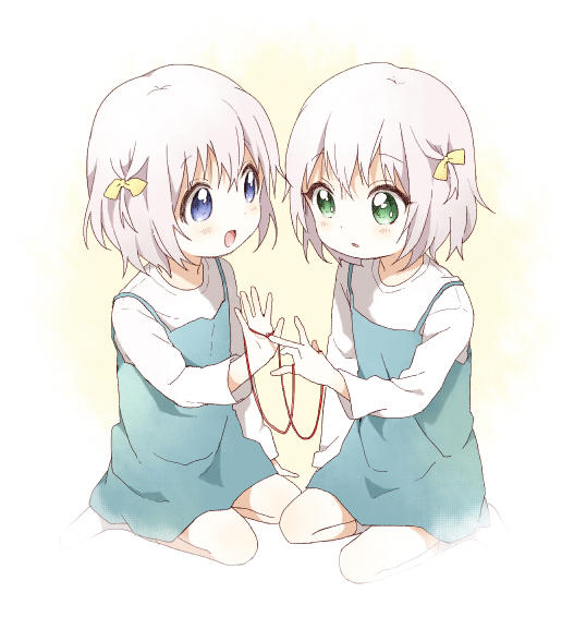ikeda chitose and ikeda chizuru (yuruyuri) drawn by namori