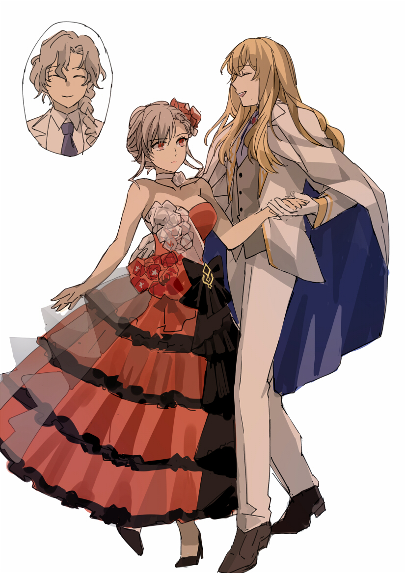 olga marie animusphere, kirschtaria wodime, and marisbury animusphere (fate and 1 more) drawn by tsengyun