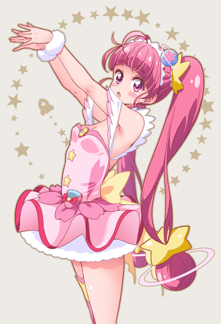 hoshina hikaru and cure star (precure and 1 more) drawn by tokunou_shoutarou