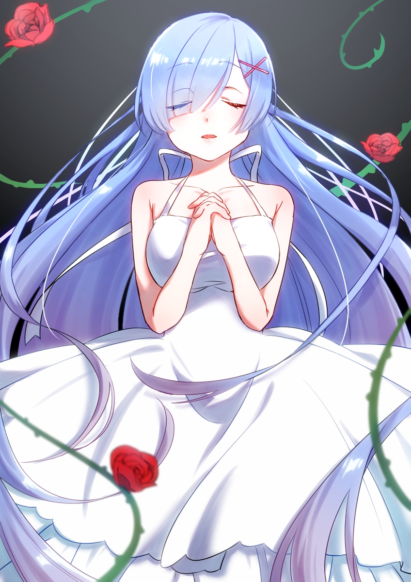 rem (re:zero kara hajimeru isekai seikatsu) drawn by kanata_(kanakana_re0)